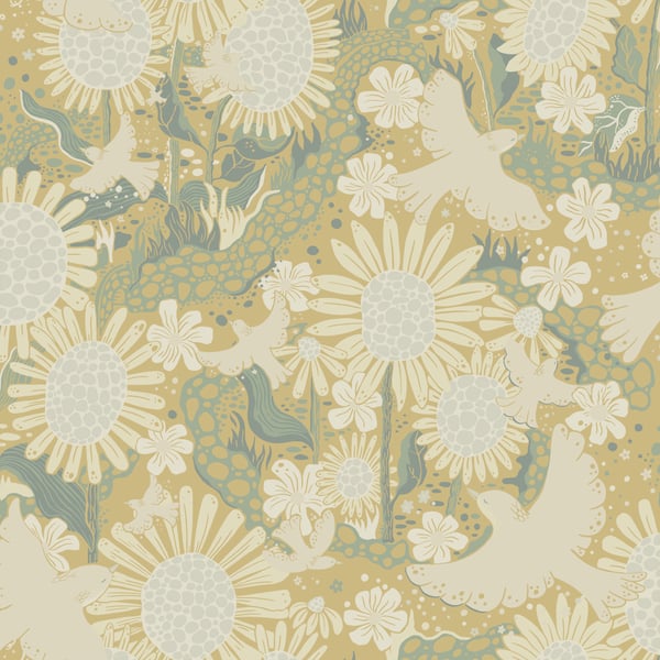 Galerie Wallpaper Product code: S63010 - Sommarang 2 Wallpaper Collection - Yellow Colours -  