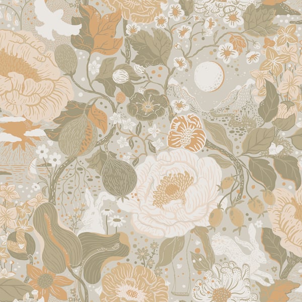 Galerie Wallpaper Product code: S63015 - Sommarang 2 Wallpaper Collection - Grey, green Colours -  