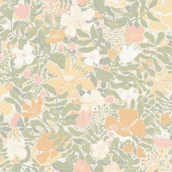 Galerie Wallpaper Product code: S63019 - Sommarang 2 Wallpaper Collection - Light green Colours -  
