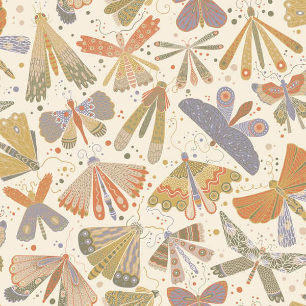 Galerie Wallpaper Product code: S63024 - Sommarang 2 Wallpaper Collection - Green, orange, blue Colours -  