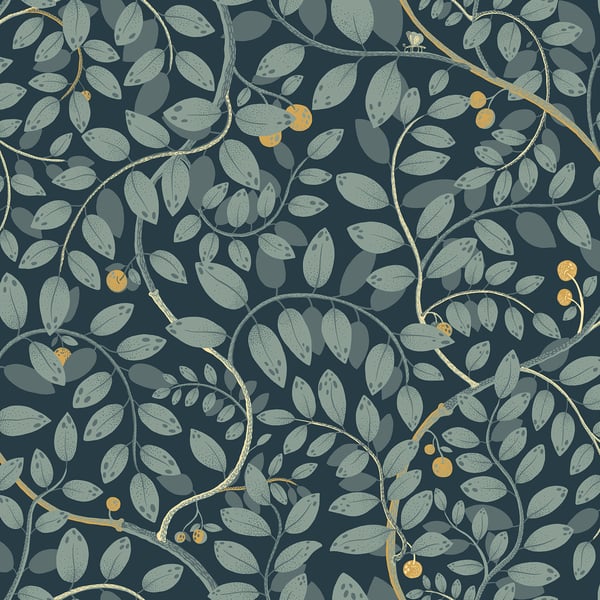 Galerie Wallpaper Product code: S65106 - Sommarang Wallpaper Collection - Blue Colours -  