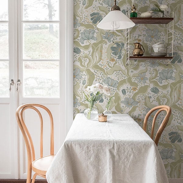 Galerie Wallpaper Product code: S65115R - Sommarang Wallpaper Collection - Blue Green Colours -  