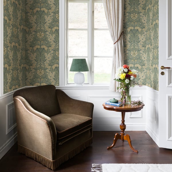 Galerie Wallpaper Product code: S83113_2 - Hjarterum Wallpaper Collection - Green Colours -  
