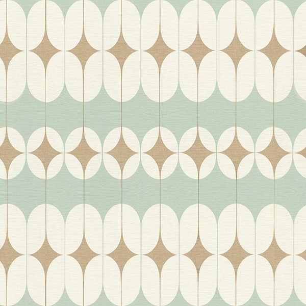 Galerie Wallpaper Product code: SK21115 - Skandinavia 2 Wallpaper Collection - Green Gold White Colours -  