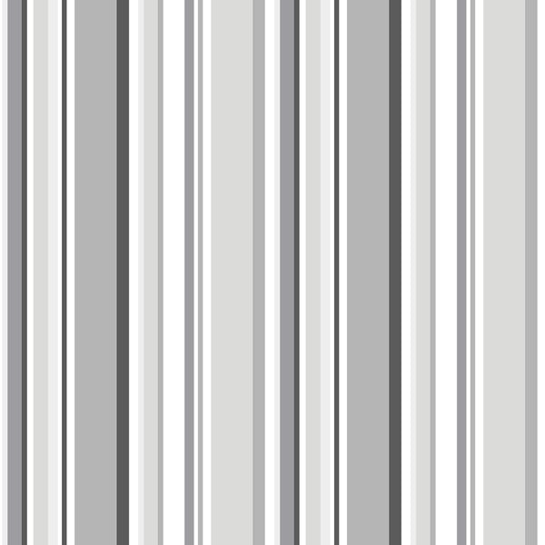 Galerie Wallpaper Product code: SY33962 - Simply Stripes 2 Wallpaper Collection - Black Grey Colours -  