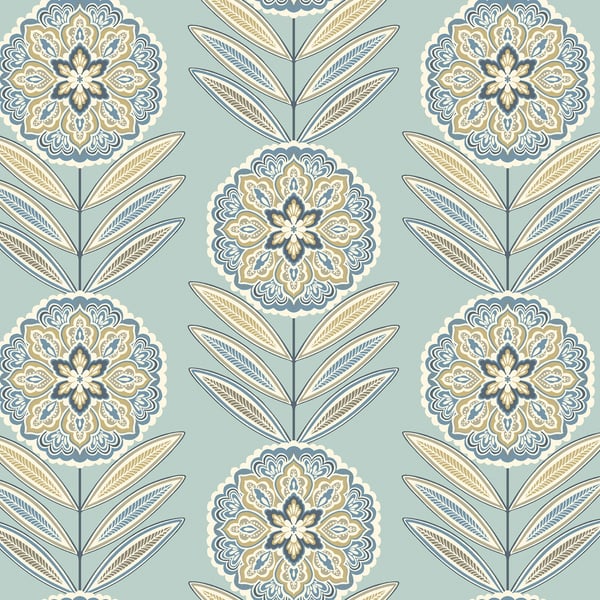 Galerie Wallpaper Product code: TJ40208 - Mulberry Tree Wallpaper Collection - Blue Colours -  