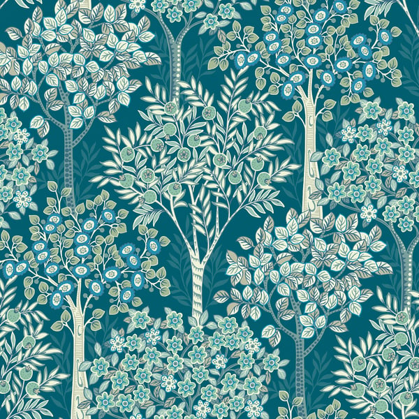 Galerie Wallpaper Product code: TJ40312 - Mulberry Tree Wallpaper Collection - Teal Colours -  