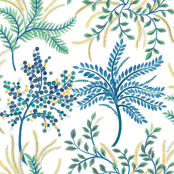 Galerie Wallpaper Product code: TJ40402 - Mulberry Tree Wallpaper Collection - Multi-coloured Colours -  