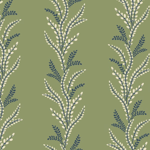 Galerie Wallpaper Product code: TJ40504 - Mulberry Tree Wallpaper Collection - Green Colours -  
