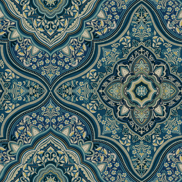 Galerie Wallpaper Product code: TJ41212 - Mulberry Tree Wallpaper Collection - Blue Colours -  