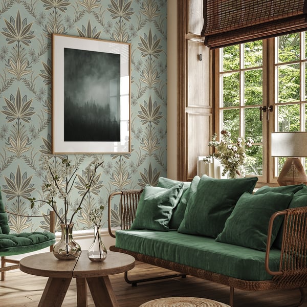 Galerie Wallpaper Product code: TJ41808_2 - Mulberry Tree Wallpaper Collection - Blue Colours -  
