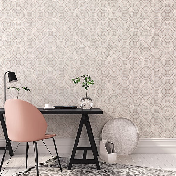 Galerie Wallpaper Product code: W78215R - Metallic Fx Wallpaper Collection - Rose Gold Colours -  