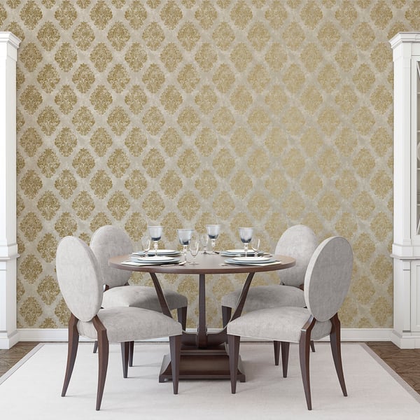 Galerie Wallpaper Product code: W78228_2 - Lustre Wallpaper Collection - Gold Colours -  