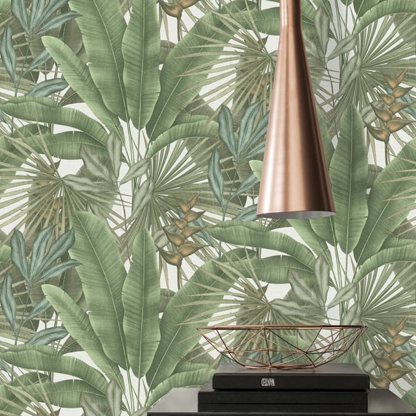 Galerie Wallpaper Product code: WH30114_2 - Welcome Home Wallpaper Collection - Green Colours -  