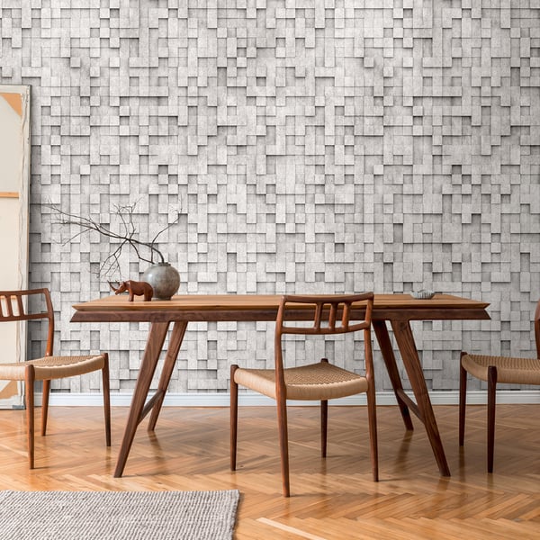 Galerie Wallpaper Product code: WH45211M_2 - Welcome Home Murals Wallpaper Collection - Grey, White Colours -  