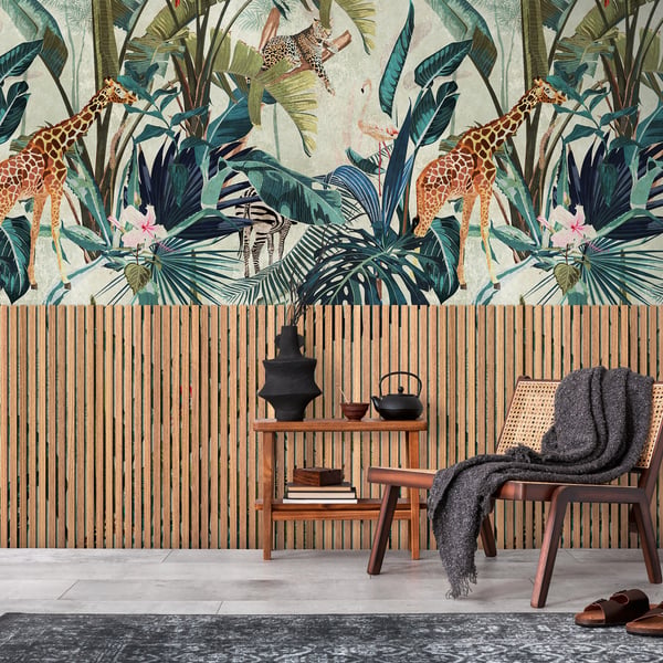 Galerie Wallpaper Product code: WH45221M_2 - Welcome Home Murals Wallpaper Collection - Blue, Brown, Multi-colour Colours -  