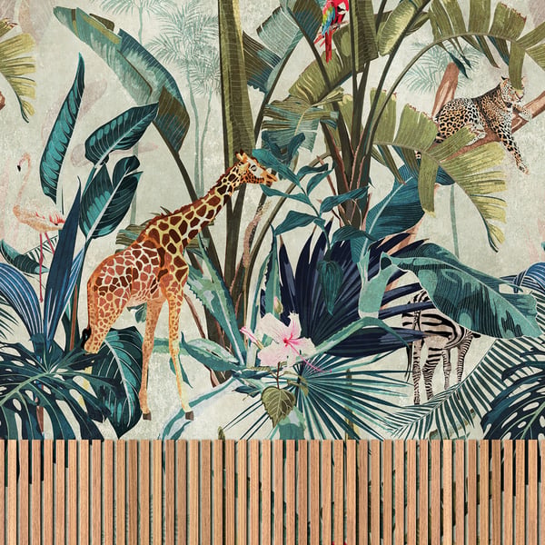 Galerie Wallpaper Product code: WH45221M_3 - Welcome Home Murals Wallpaper Collection - Blue, Brown, Multi-colour Colours -  