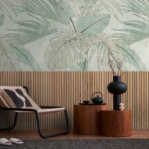 Galerie Wallpaper Product code: WH45222M_2 - Welcome Home Murals Wallpaper Collection - Beige, Brown, Green Colours -  