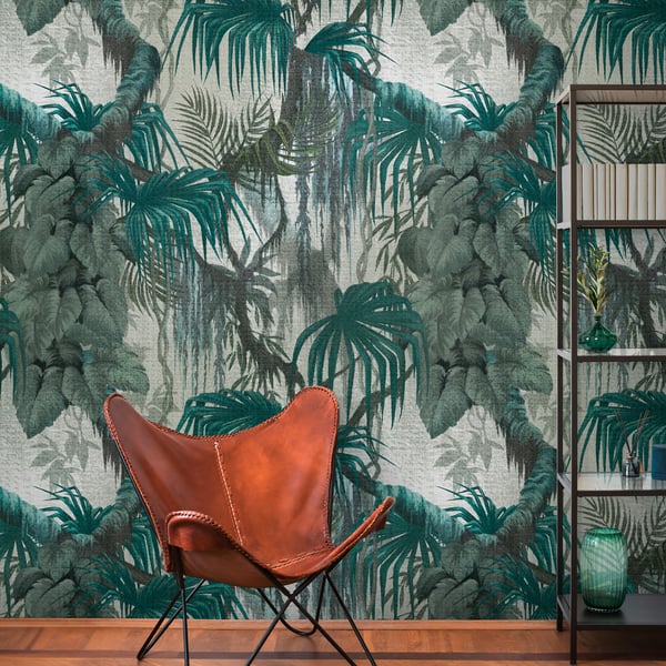 Galerie Wallpaper Product code: WH45232M_2 - Welcome Home Murals Wallpaper Collection - Blue, Grey, Green Colours -  