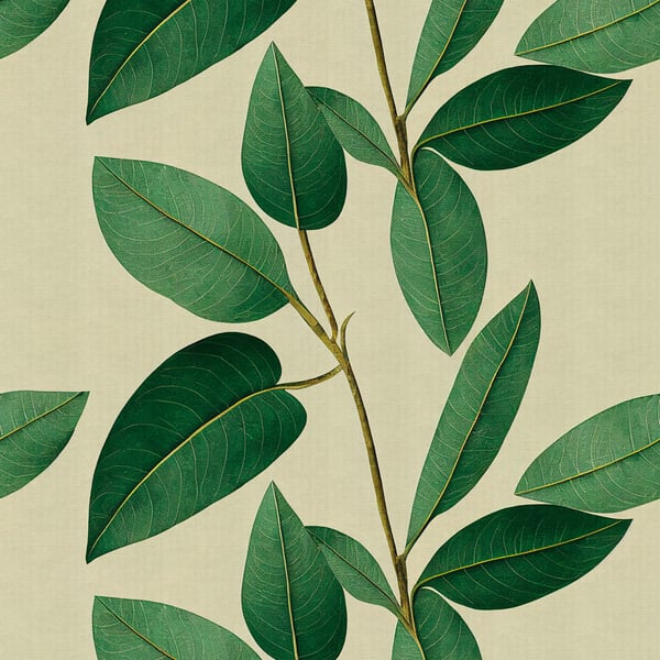 Galerie Wallpaper Product code: WH45233M_3 - Welcome Home Murals Wallpaper Collection - Cream, Yellow, Green Colours -  