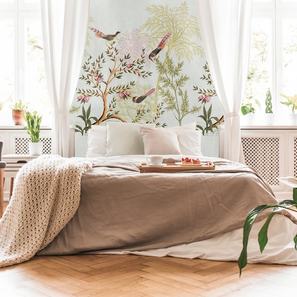 Galerie Wallpaper Product code: WH45240M_2 - Welcome Home Murals Wallpaper Collection - Yellow, Grey, Green Colours -  
