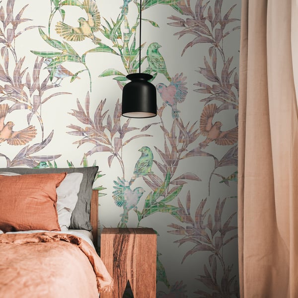 Galerie Wallpaper Product code: WH45245M_2 - Welcome Home Murals Wallpaper Collection - Multi-coloured, Cream, Pink Colours -  
