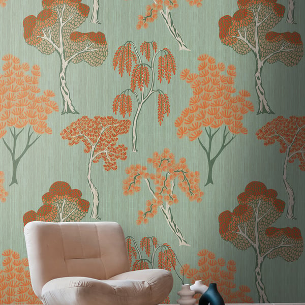 Galerie Wallpaper Product code: WH45253M_2 - Welcome Home Murals Wallpaper Collection - Yellow, Green, Orange Colours -  