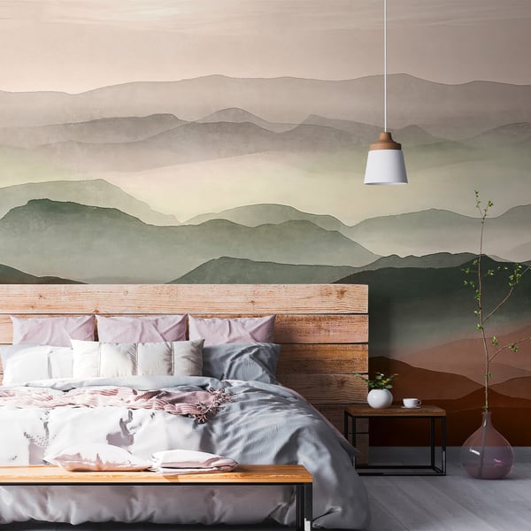 Galerie Wallpaper Product code: WH45262M_2 - Welcome Home Murals Wallpaper Collection - Beige, Brown, Green Colours -  