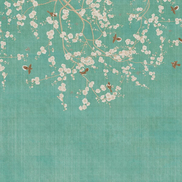 Galerie Wallpaper Product code: WH45284M_3 - Welcome Home Murals Wallpaper Collection - Blue, Cream, Green Colours -  