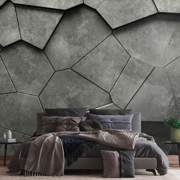 Galerie Wallpaper Product code: WH45286M_2 - Welcome Home Murals Wallpaper Collection - Grey, Black Colours -  