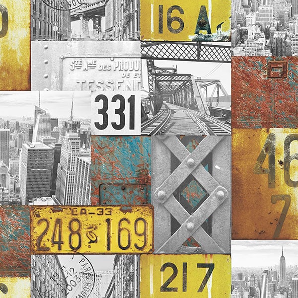 Galerie Wallpaper Product code: WU20645 - City Life Wallpaper Collection -   