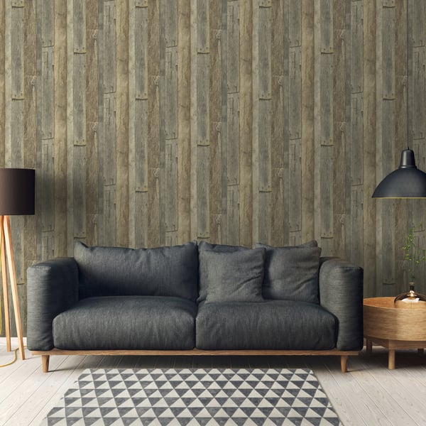 Galerie Wallpaper Product code: WW22211_2 - Woods And Wicker Wallpaper Collection - Brown Cream Yellow Colours -  