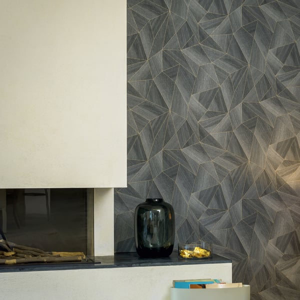 Galerie Wallpaper Product code: WW22221_2 - Woods And Wicker Wallpaper Collection - Grey Black Colours -  