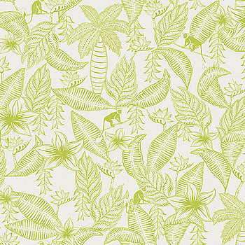 Galerie Wallcoverings Product Code 12700 - Ted Baker Fantasia Wallpaper Collection - White Green Colours -  