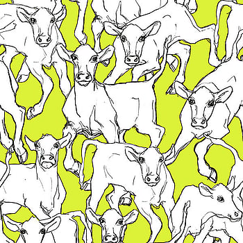 Galerie Wallcoverings Product Code 14105 - Marimekko 5 Wallpaper Collection - Green White Black Colours -  