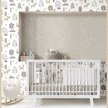 Galerie Wallcoverings Product Code 14801 - Little Explorers 2 Wallpaper Collection - Silver Grey Colours -  