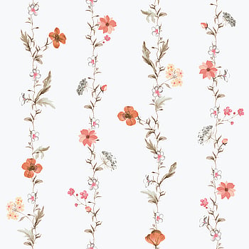 Galerie Wallcoverings Product Code 1902-3 - Spring Blossom Wallpaper Collection - Coarl Taupe White Colours -  