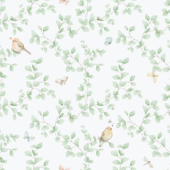 Galerie Wallcoverings Product Code 284-3 - Bambino Wallpaper Collection - Green Colours -  