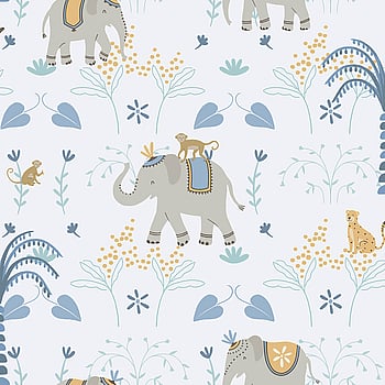 Galerie Wallcoverings Product Code 285-2 - Bambino Wallpaper Collection - Blue Colours -  