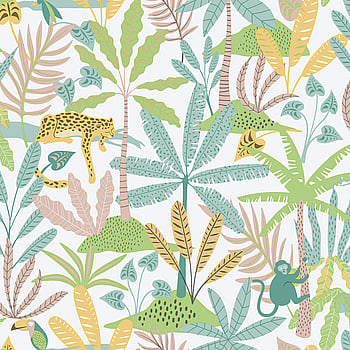 Galerie Wallcoverings Product Code 286-4 - Bambino Wallpaper Collection - Green Colours -  