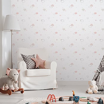 Galerie Wallcoverings Product Code 288-1 - Bambino Wallpaper Collection - Pink Colours -  