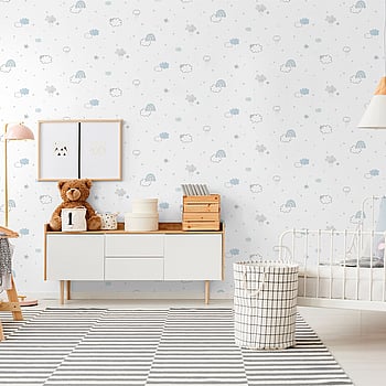 Galerie Wallcoverings Product Code 288-2 - Bambino Wallpaper Collection - Blue Colours -  
