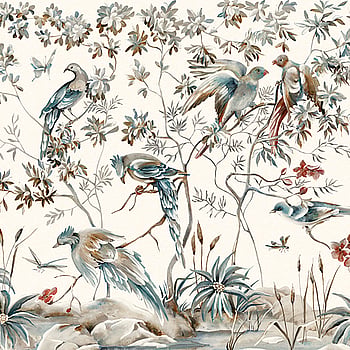Galerie Wallcoverings Product Code 30191 - Bombay Design Wallpaper Collection - Beige, Grey Colours -  