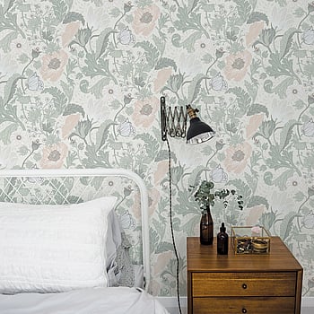 Galerie Wallcoverings Product Code 33000 - Apelviken 2 Wallpaper Collection - White Lightgreen Colours -  
