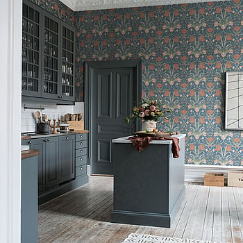 Galerie Wallcoverings Product Code 33009 - Apelviken 2 Wallpaper Collection - Blue Blush Colours -  