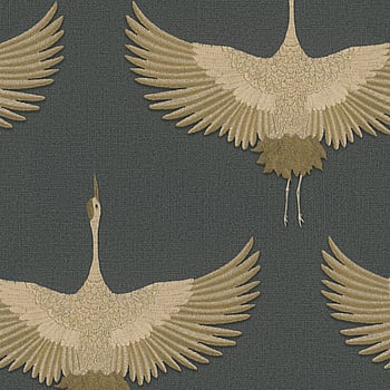 Galerie Wallcoverings Product Code 34532 - The New Design Book Wallpaper Collection - Black, Gold Colours -  