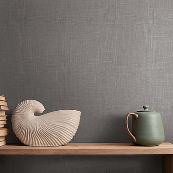 Galerie Wallcoverings Product Code 35768 - Boho Fine Linen Wallpaper Collection - Grey, Brown Colours -  