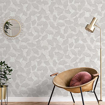 Galerie Wallcoverings Product Code 35782 - Boho Fine Linen Wallpaper Collection - Grey, Beige Colours -  