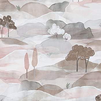 Galerie Wallcoverings Product Code 35786 - Boho Fine Linen Wallpaper Collection - Blue, Red Colours -  