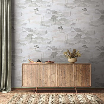 Galerie Wallcoverings Product Code 35787 - Boho Fine Linen Wallpaper Collection - Grey, White Colours -  